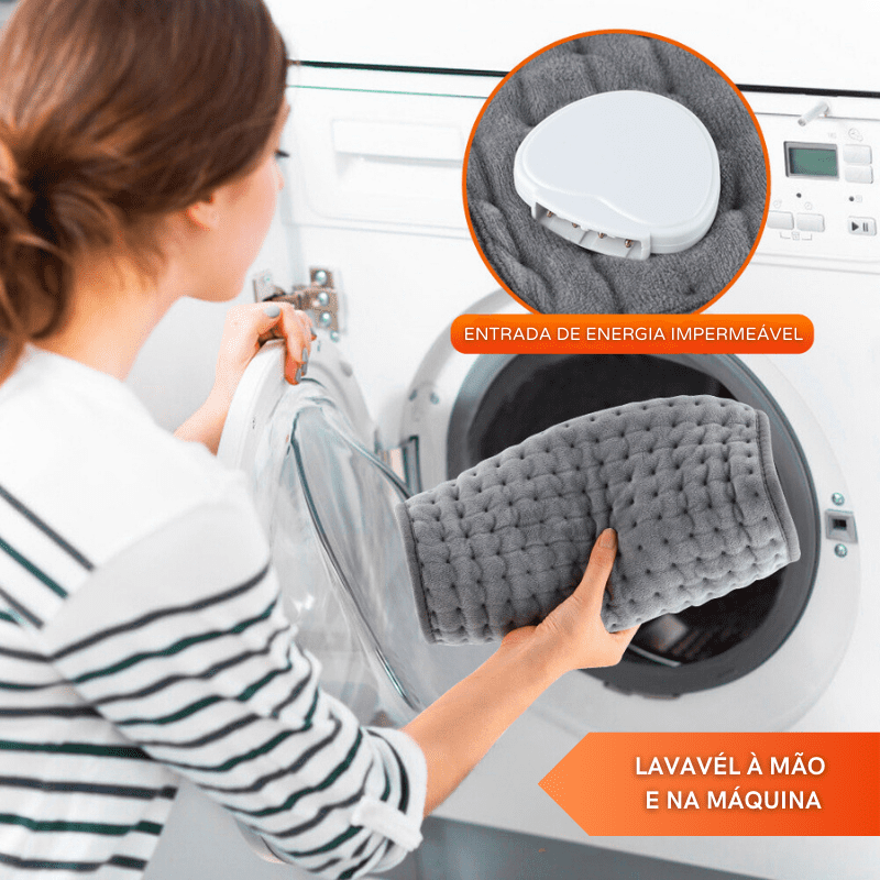 Manta Térmica Elétrica Corporal Lavável 9 Temperaturas - Casa Elège