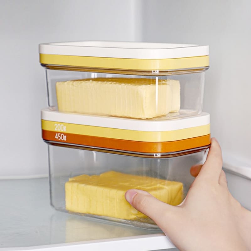 Manteigueira Prática com Fatiador e Duas Lâminas 450g - Casa Elège