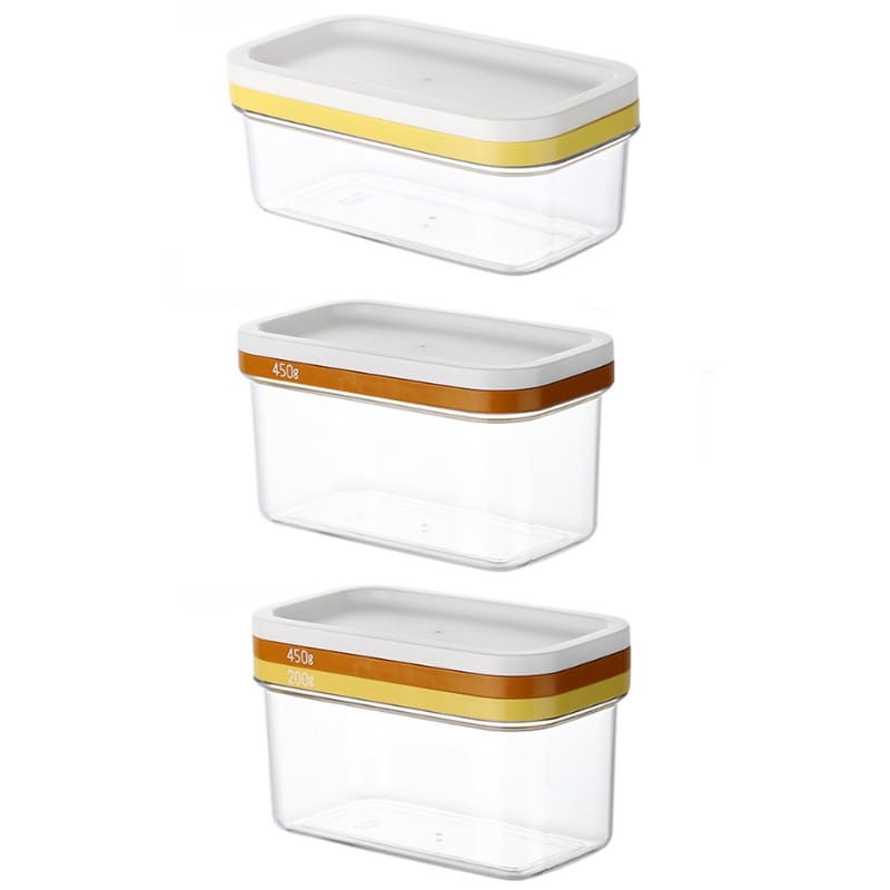 Manteigueira Prática com Fatiador e Duas Lâminas 450g - Casa Elège