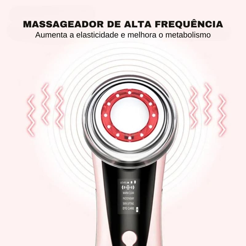 Massageador Facial Elétrico Ergonômico E Multifuncional - Casa Elège