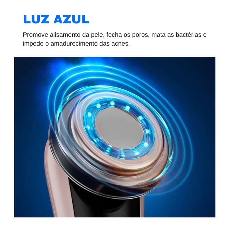 Massageador Facial Elétrico Ergonômico E Multifuncional - Casa Elège