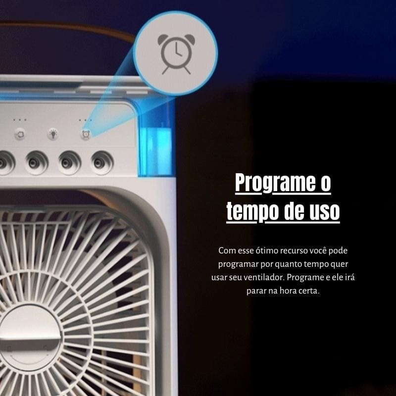 Mini Ar Condicionado Portátil com Ventilador e Umidificador - Casa Elège