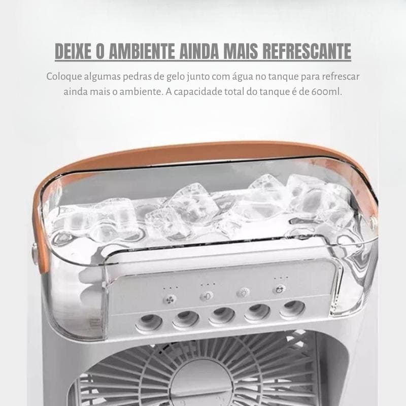 Mini Ar Condicionado Portátil com Ventilador e Umidificador - Casa Elège