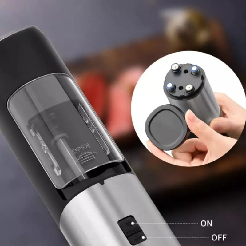 Moedor Elétrico de Pimenta em Aço Inox Ajuste Fino Durável - Casa Elège