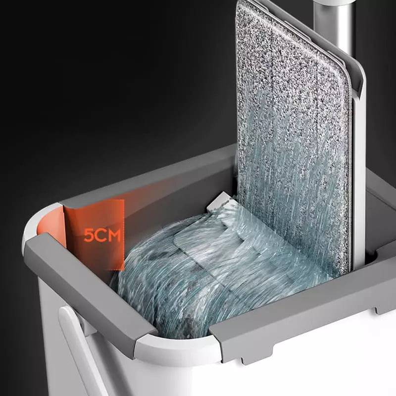 Esfregão Giratório 360 Com Balde E Microfibra - Casa Elège