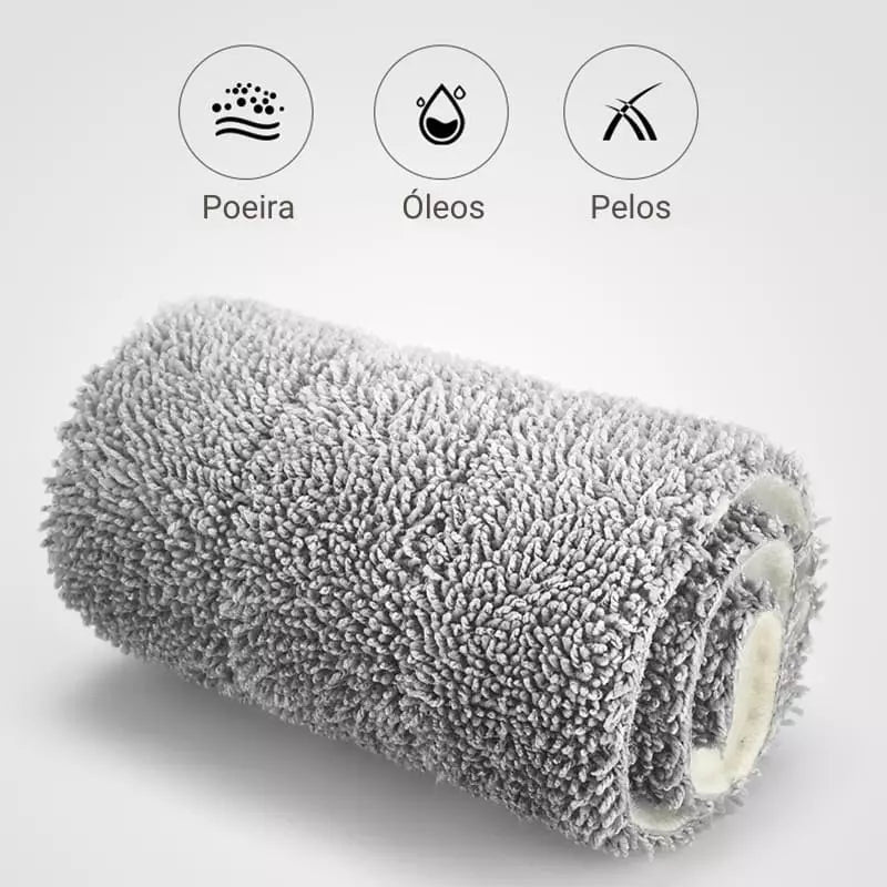 Esfregão Giratório 360 Com Balde E Microfibra - 3 Mops Extras Casa Elège