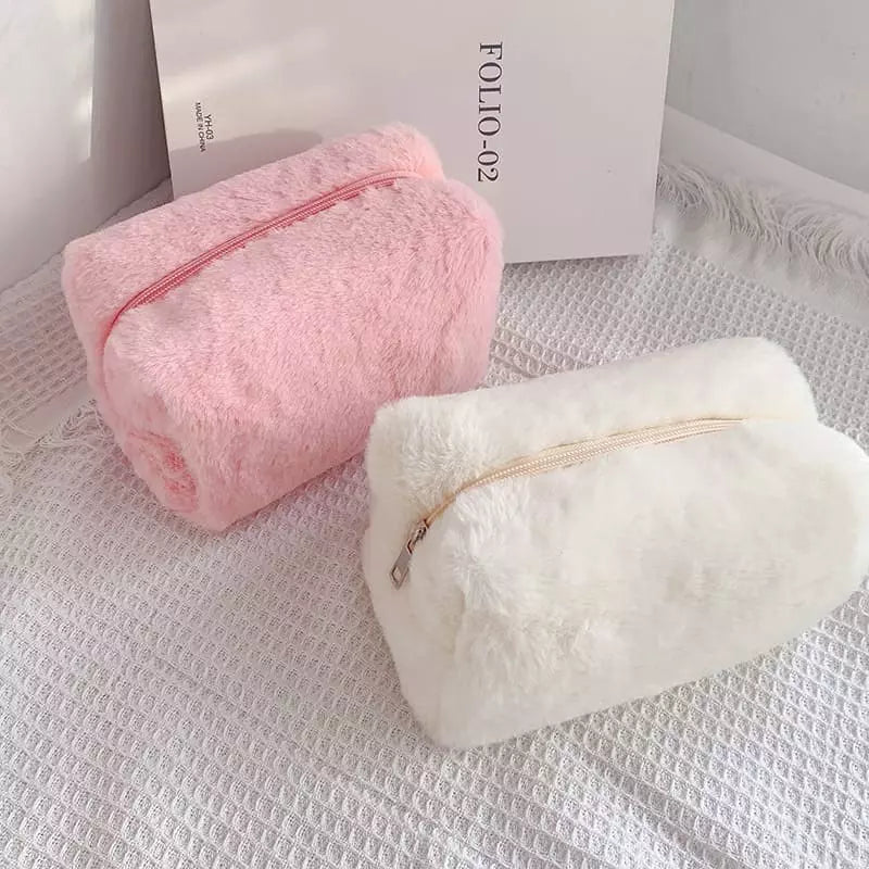 Necessaire Feminina De Algodão Pequena E Resistente - Casa Elège