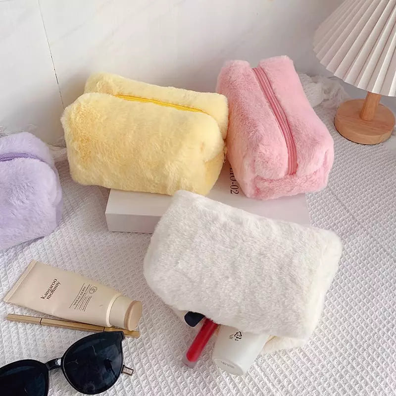 Necessaire Feminina De Algodão Pequena E Resistente - Casa Elège