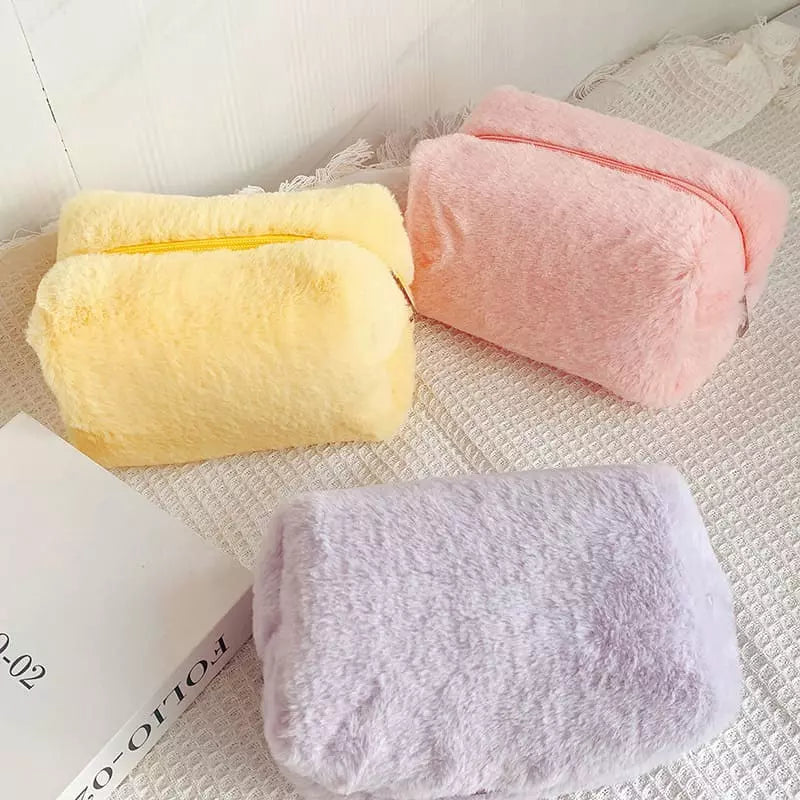 Necessaire Feminina De Algodão Pequena E Resistente - Casa Elège