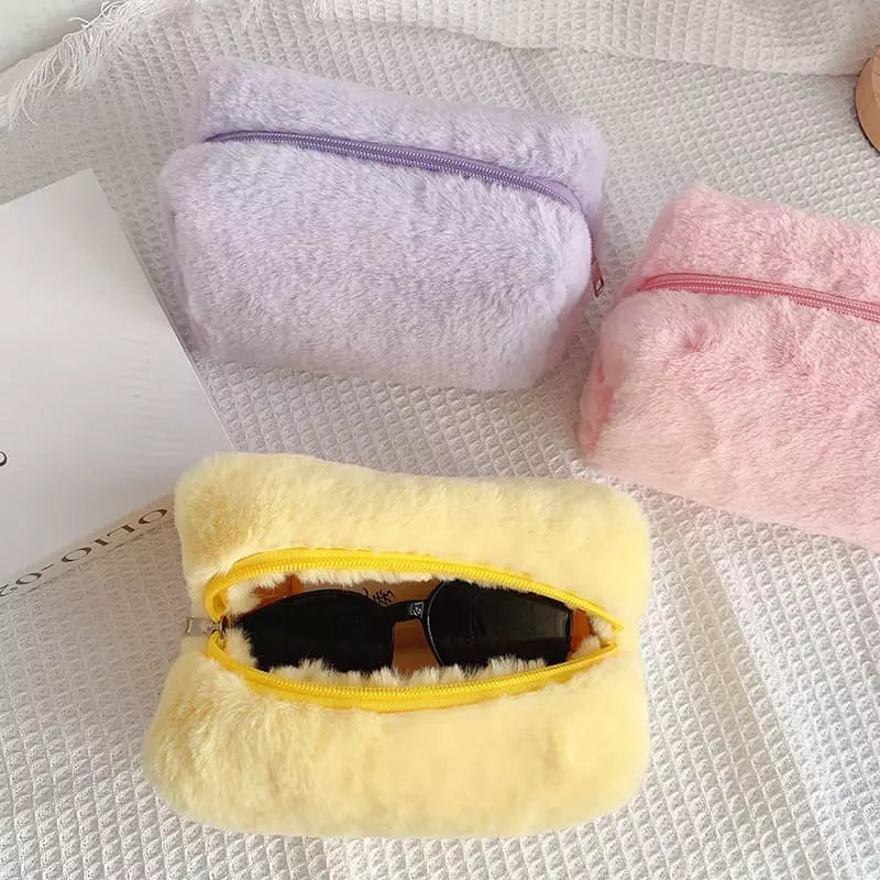 Necessaire Feminina De Algodão Pequena E Resistente - Casa Elège
