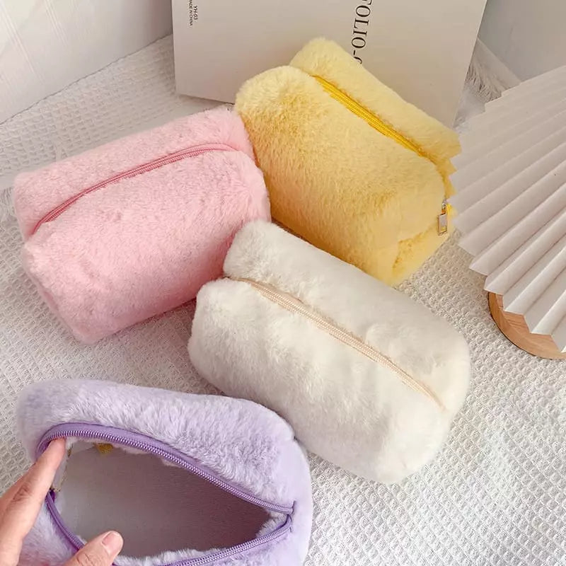 Necessaire Feminina De Algodão Pequena E Resistente - Casa Elège