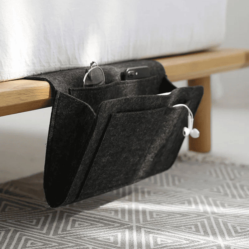 Organizador Lateral Para Sofá e Cama Resistente com Bolsos - Casa Elège