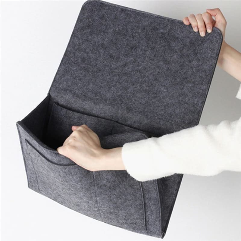 Organizador Lateral Para Sofá e Cama Resistente com Bolsos - Casa Elège