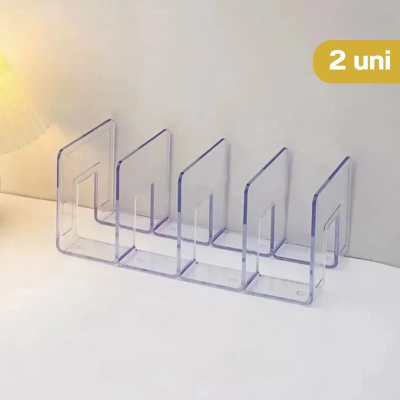 Organizador de Bolsa em Acrílico com Divisória Interna - Kit 2 peças (4 lugares) Casa Elège