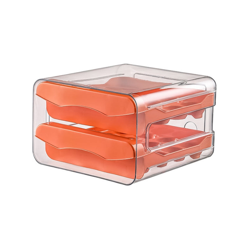 Organizador De Geladeira Com Gavetas Porta Ovos 16 Unidades - Casa Elège