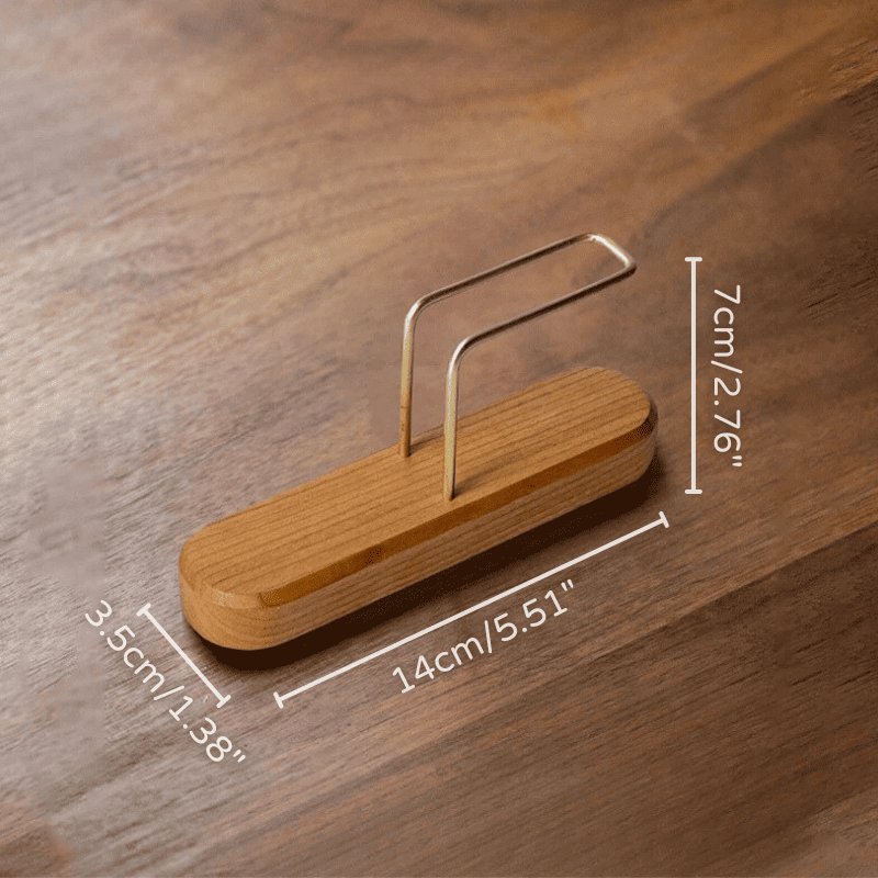 Porta-Filtro de Bambu e Madeira Elegante Compacto para Café - Natural Casa Elège