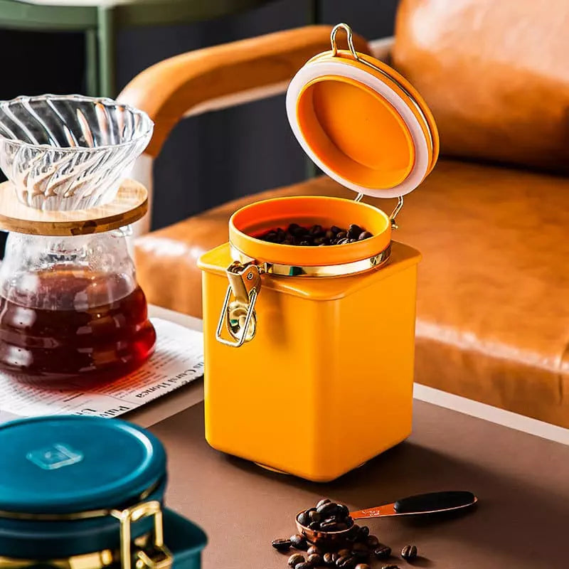 Pote Hermético em para Café Com Fecho Vedante Compacto - Casa Elège