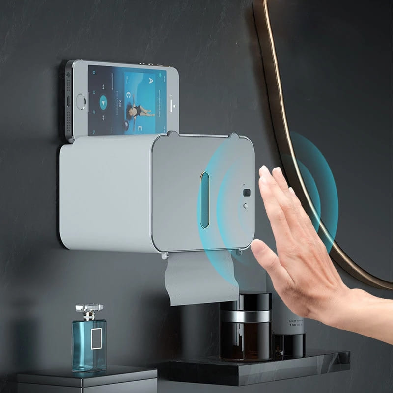 Porta Papel Higiênico Automático por Indução Resistente - Casa Elège