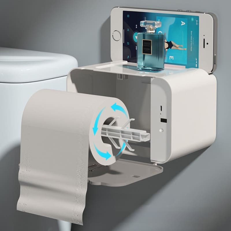 Porta Papel Higiênico Automático por Indução Resistente - Casa Elège