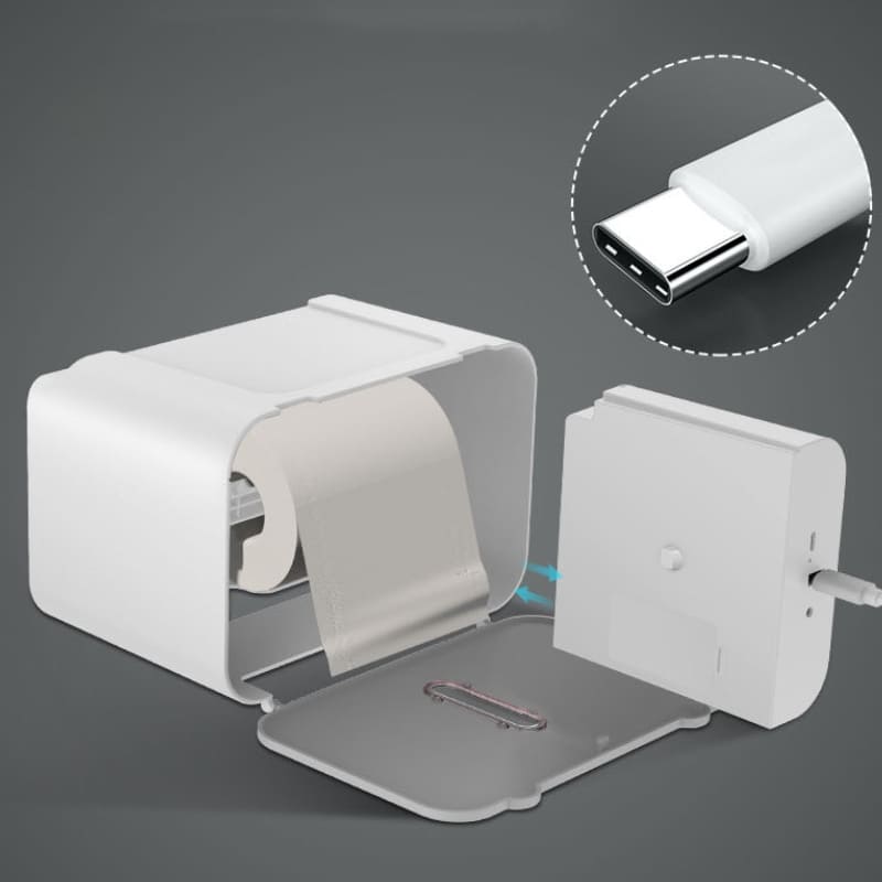 Porta Papel Higiênico Automático por Indução Resistente - Casa Elège