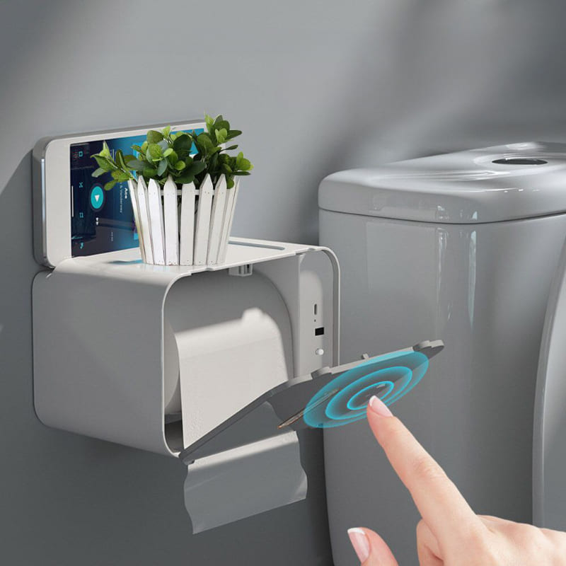 Porta Papel Higiênico Automático por Indução Resistente - Casa Elège