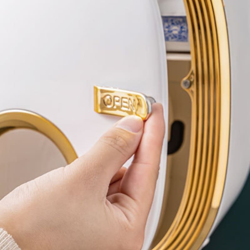 Porta Papel Higiênico De Parede À Prova D'Água Retro - Casa Elège