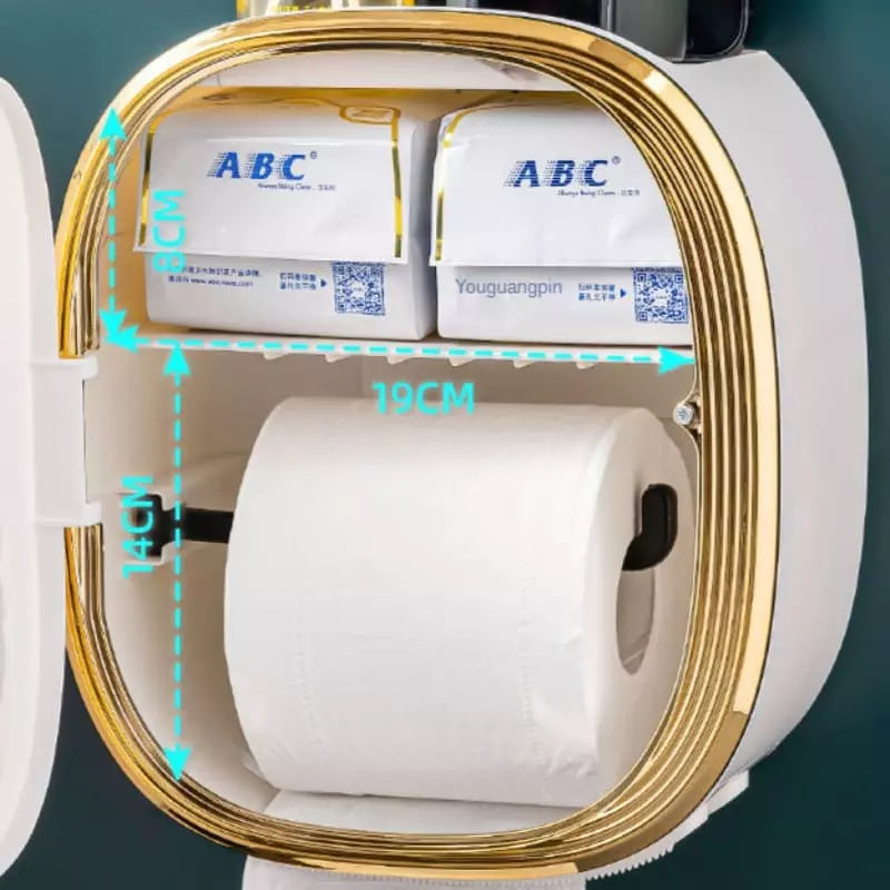 Porta Papel Higiênico De Parede À Prova D'Água Retro - Casa Elège
