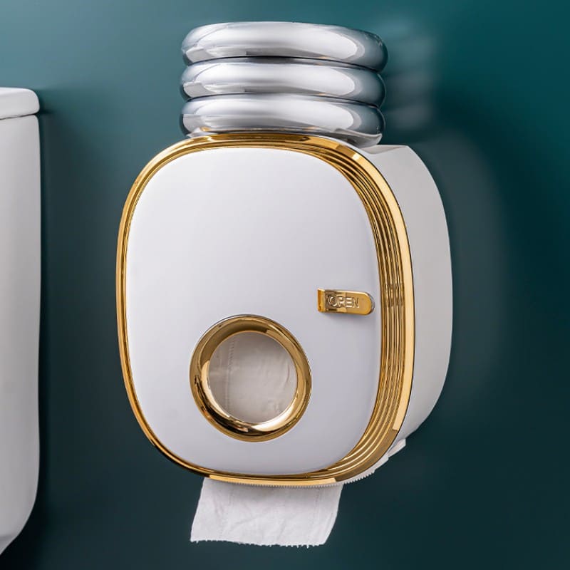 Porta Papel Higiênico De Parede À Prova D'Água Retro - Casa Elège