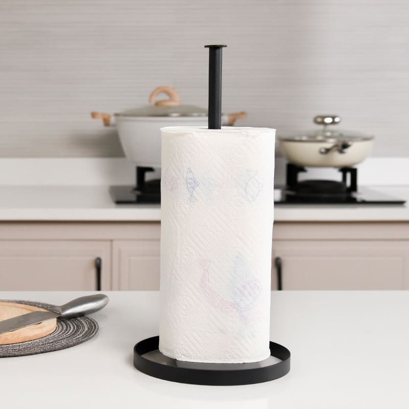 Porta-Guardanapo de Mesa para Rolo em Aço Inox Compacto - Casa Elège