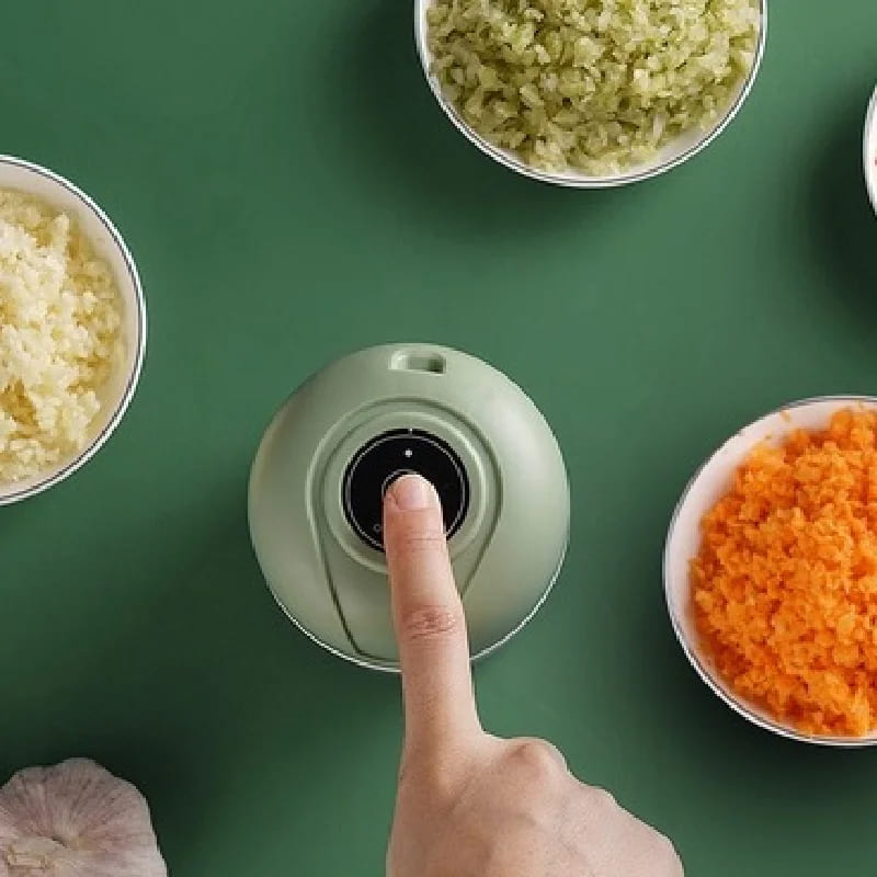 Processador Mini Elétrico USB Portátil Lâminas Inox - Casa Elège