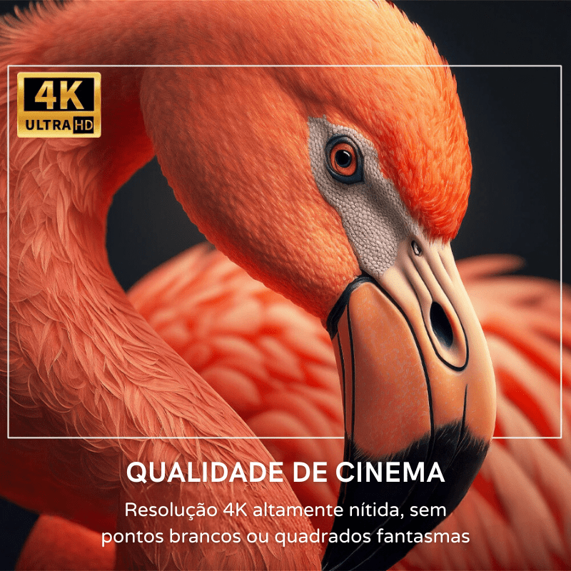 Projetor Portátil 4K Ultra HD Compacto Cinema Multimídia - Casa Elège