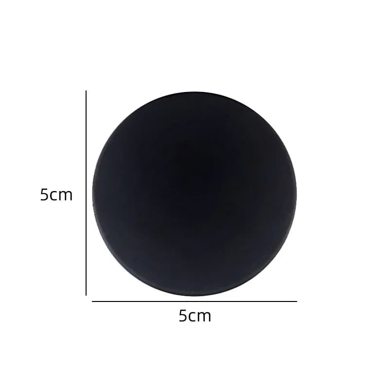 Protetor de Porta em Silicone Antiimpacto com Adesivo 3M - Preto Redondo Casa Elège