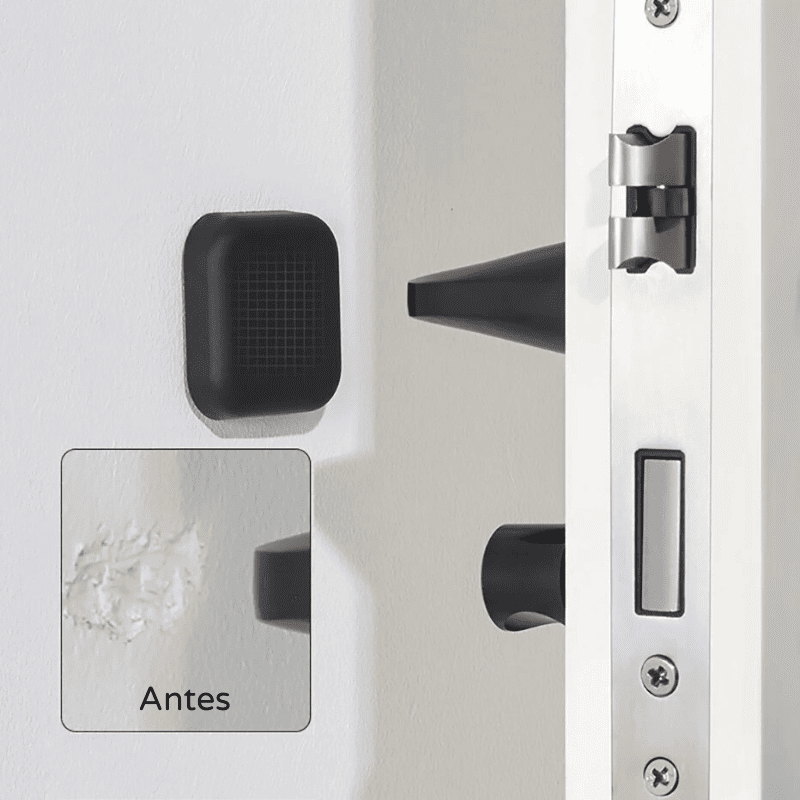 Protetor de Porta em Silicone Antiimpacto com Adesivo 3M - Casa Elège