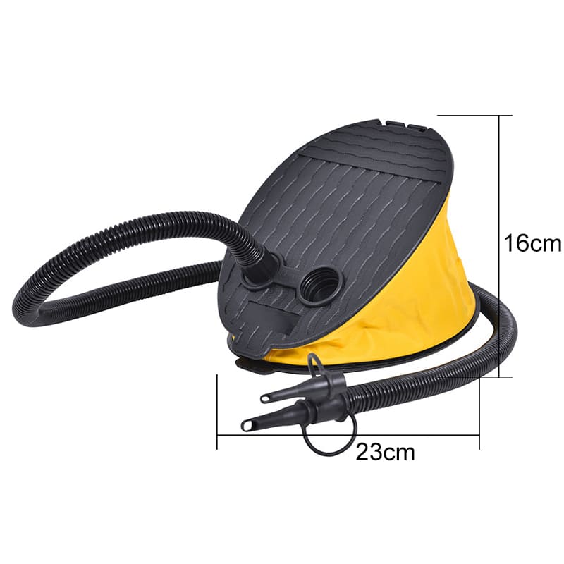 Puff Inflável Redondo Ergonômico Para Sala Compacto - Bomba de Encher Puff Casa Elège