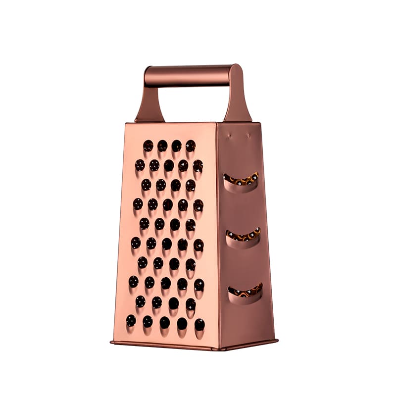 Ralador Multifuncional Em Aço Inox - Rosé Gold Casa Elège