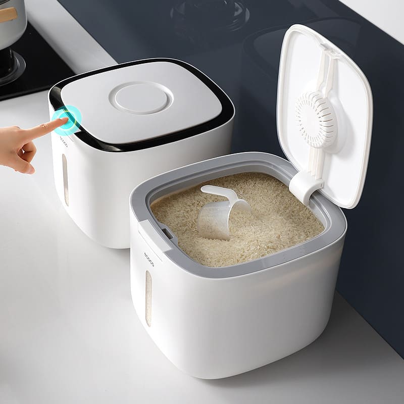 Recipiente Porta Mantimentos com Tampa Automática - Casa Elège