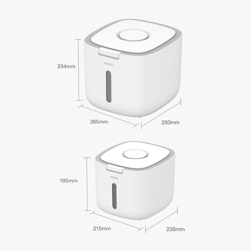 Recipiente Porta Mantimentos com Tampa Automática - Casa Elège