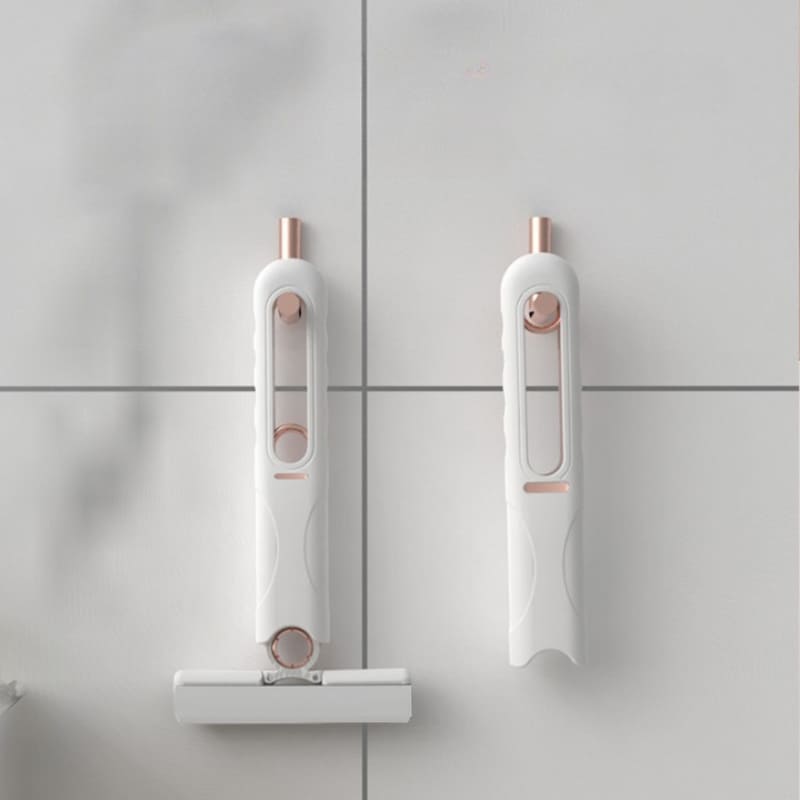 Esfregão Mini Mop com Esponja Absorvente e Cabeça Retrátil - Casa Elège