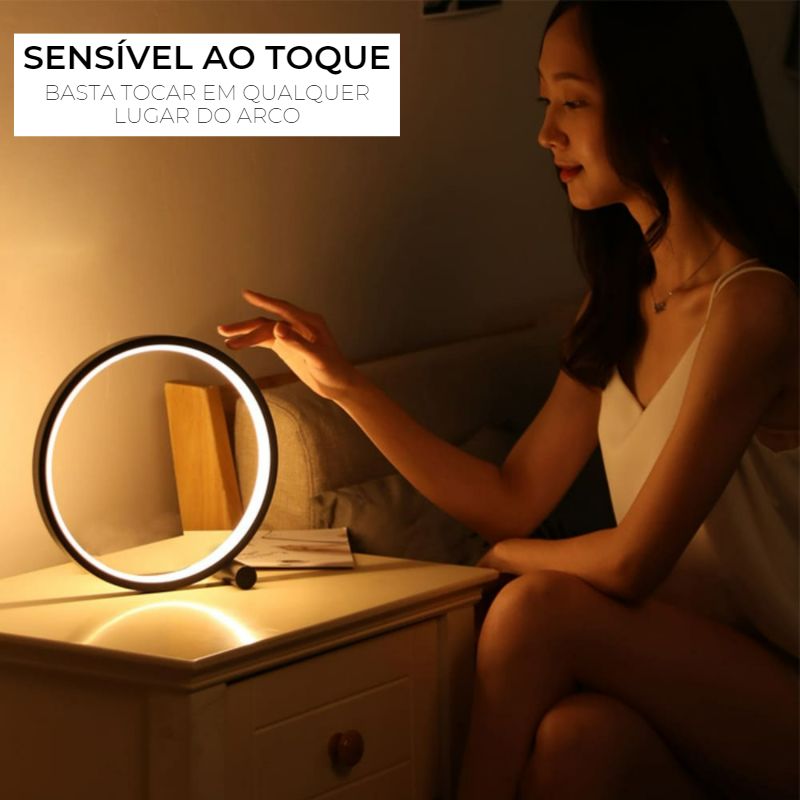 Luminária de Mesa em Alumínio LED Touch USB Moderna - Casa Elège