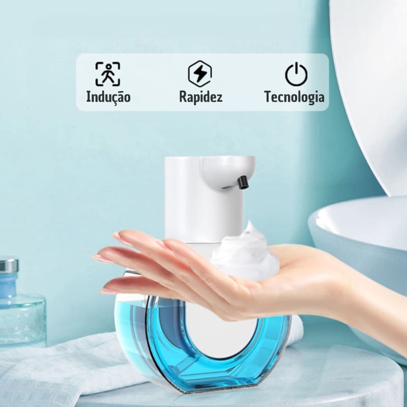 Saboneteira Dispenser Automática Gel e Espuma - Casa Elège