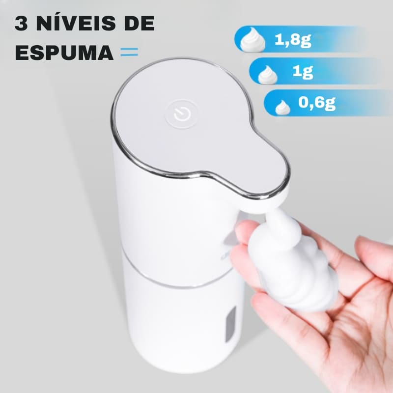 Dispenser Sabonete Líquido Automático Recarregável USB - Casa Elège