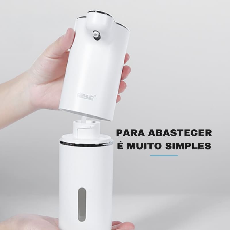 Dispenser Sabonete Líquido Automático Recarregável USB - Casa Elège