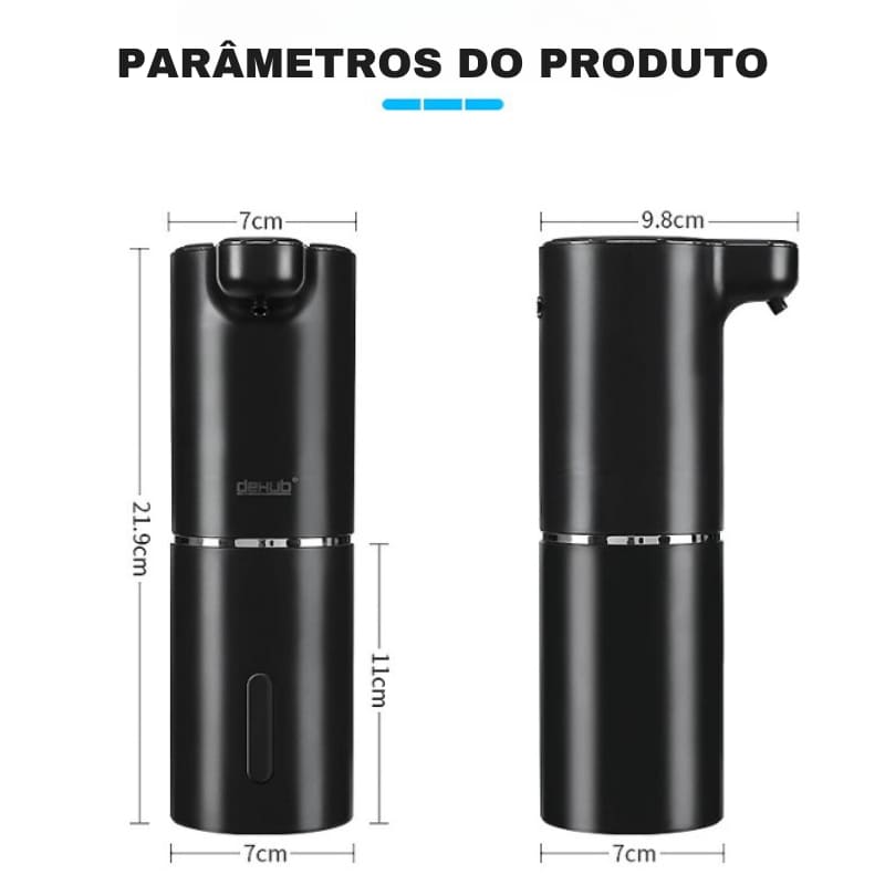 Dispenser Sabonete Líquido Automático Recarregável USB - Casa Elège