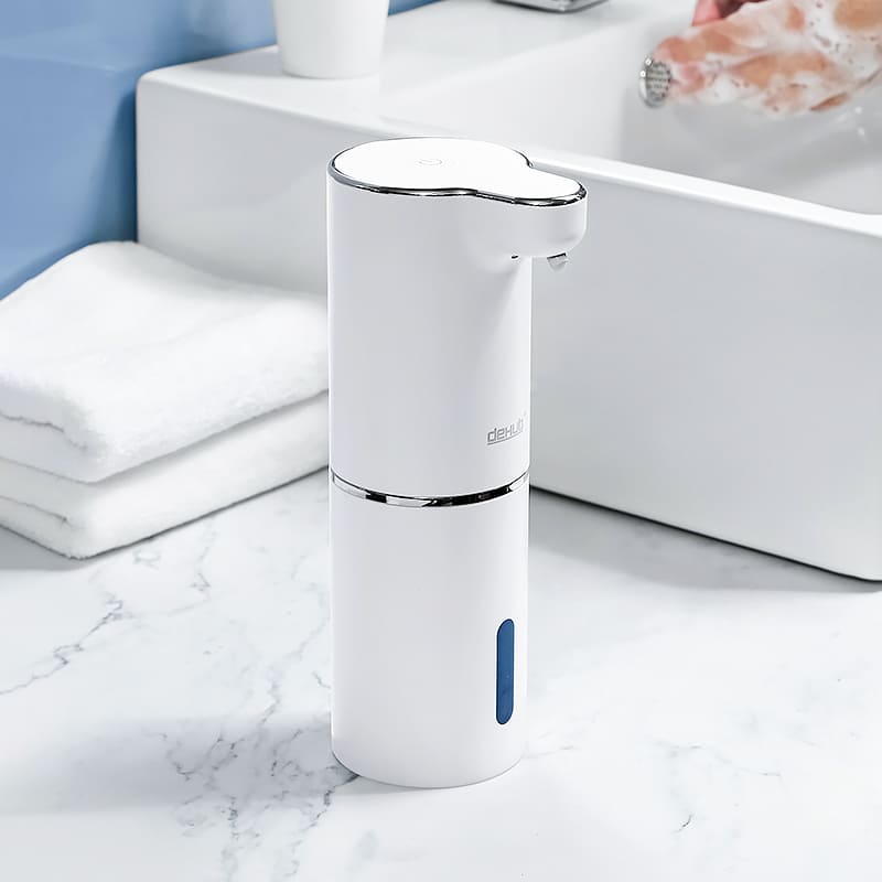 Dispenser Sabonete Líquido Automático Recarregável USB - Branco Casa Elège