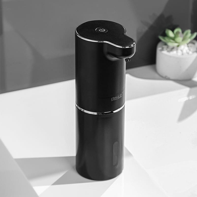 Dispenser Sabonete Líquido Automático Recarregável USB - Preto Casa Elège