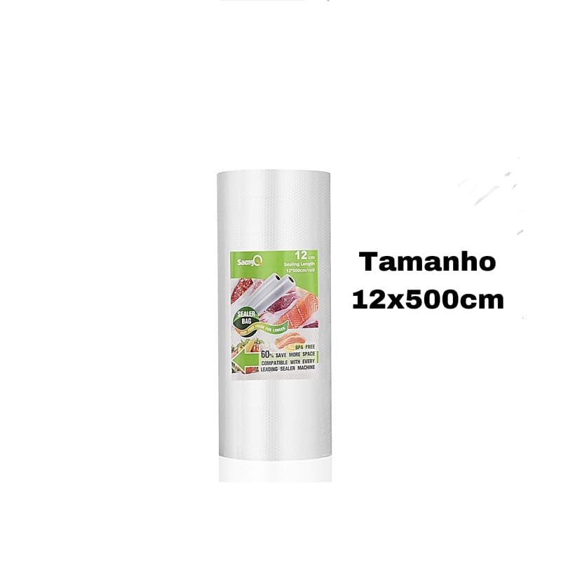 Saco Para Selagem a Vácuo Reforçado - 12cm Casa Elège
