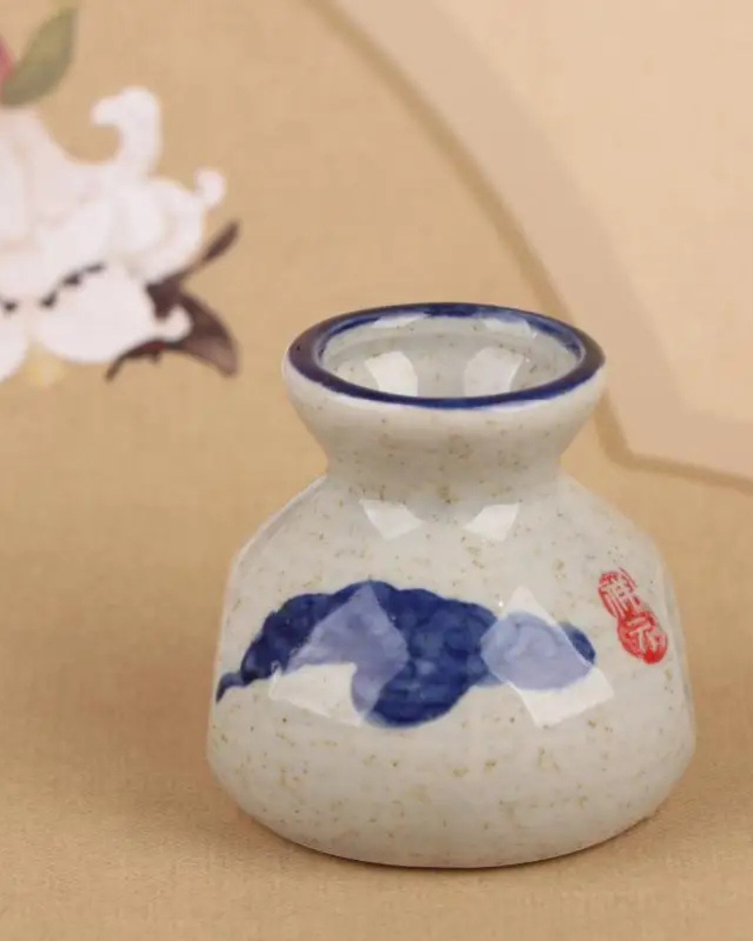 Suporte de Palito de Cerâmica Estilo Chinês Delicado - Casa Elège