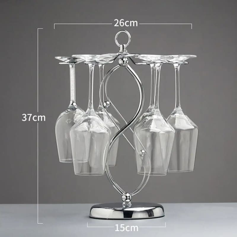 Suporte Para Taças Em Metal Resistente Para 6 Unidades - Casa Elège