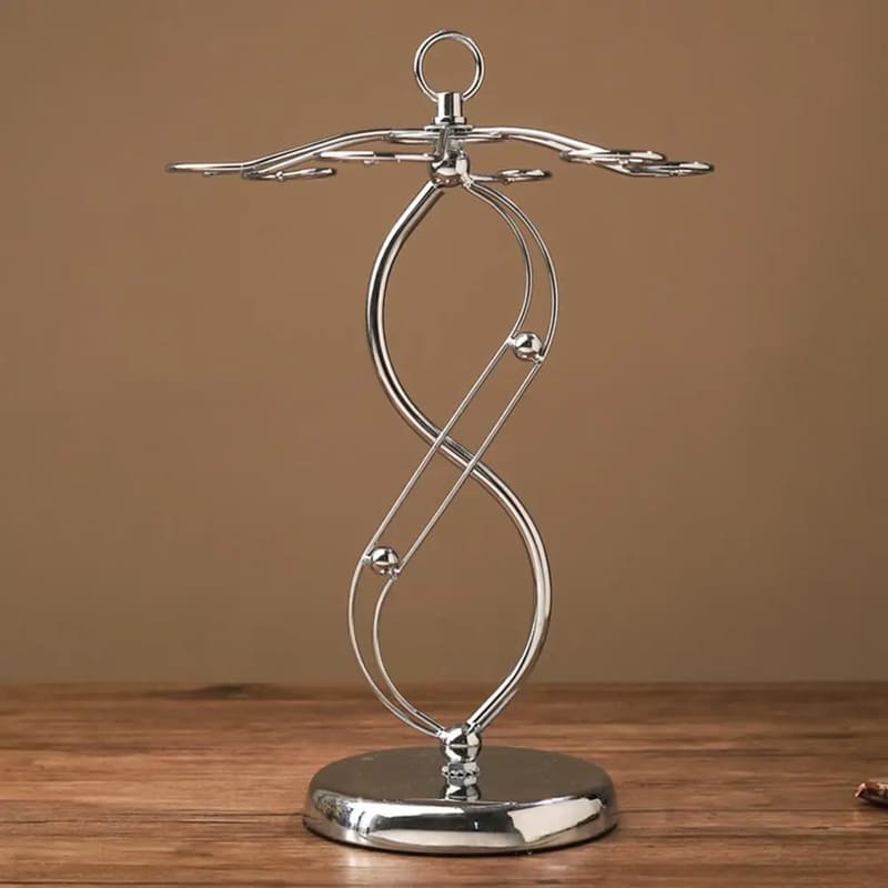 Suporte Para Taças Em Metal Resistente Para 6 Unidades - Modelo B [Metal] Casa Elège