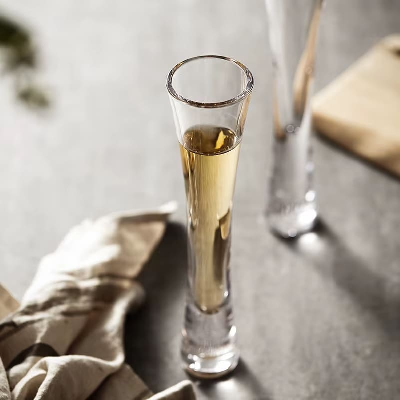 Taça de Champanhe em Cristal Levigado para Espumantes - Casa Elège